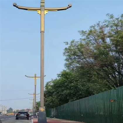 拉萨一体化路灯安装